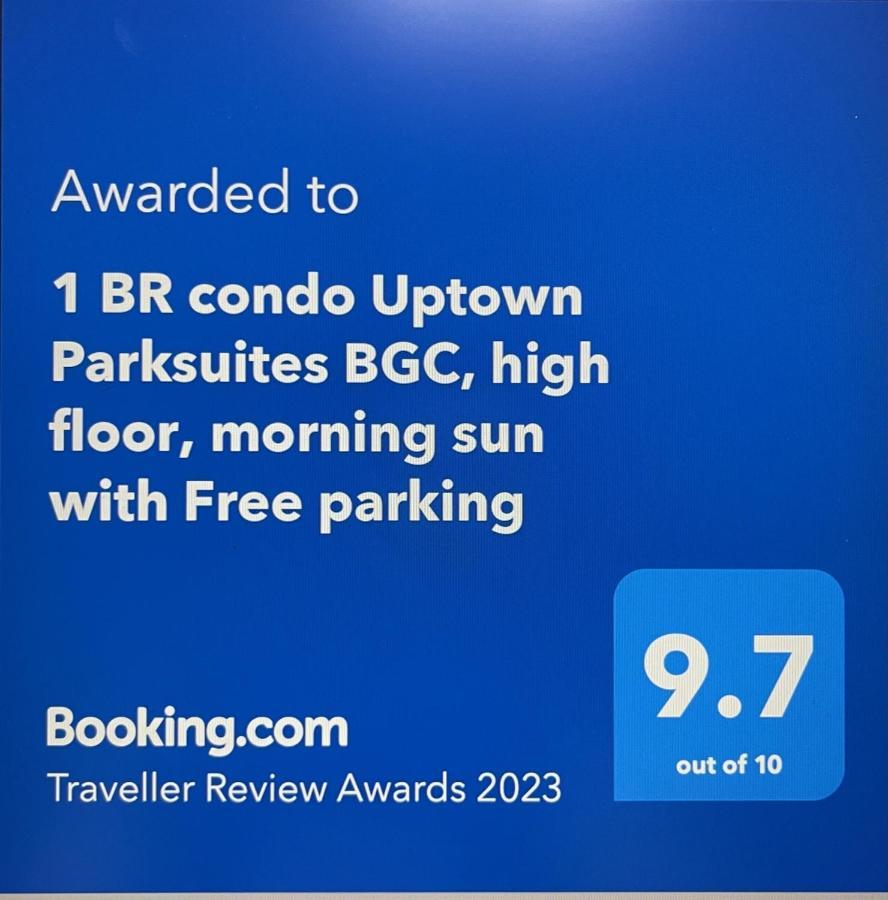 1 Bedroom Condo Uptown Parksuites Bgc, High Floor, Morning Sun Manila Exterior foto
